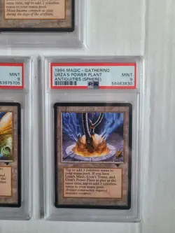 MTG 3 Antiquities Urza's Land Cards All PSA 9 MINT 2X Urza's Power Plant & Mine - Image 3