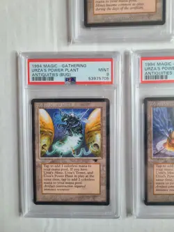 MTG 3 Antiquities Urza's Land Cards All PSA 9 MINT 2X Urza's Power Plant & Mine - Image 4