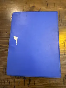 Vintage 1999 Pokemon Charmander Blue 4 Pocket Trading Card Binder Rare - Image 2