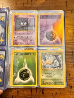 Vintage 1999 Pokemon Charmander Blue 4 Pocket Trading Card Binder Rare - Image 5