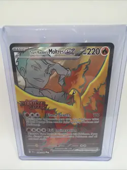 Team Rocket's Moltres ex - (Destined Rivals Stamp) 208/182 Miscellaneous Cards & - Image 2