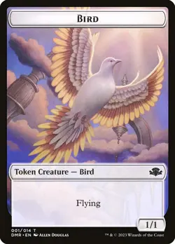 NM Foil Elephant/Bird Token, Dominaria Remastered Token, Magic the Gathering - Image 1