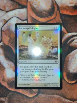 NM FOIL Archangel's Light Dark Ascension MTG Magic the Gathering 1st Edition - Image 1