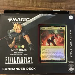 Magic: The Gathering Final Fantasy VII Commander Deck Cloud Sephiroth Foil - Image 1