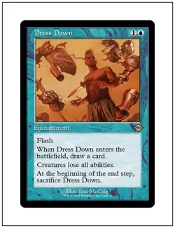 1x Dress Down, Retro Frame, Magic MTG NM - Image 1