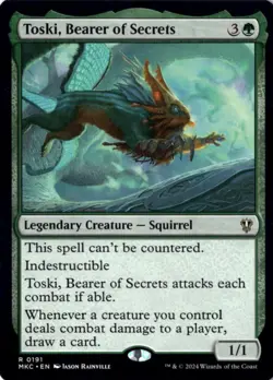 Toski, Bearer of Secrets Commander: Murders at Karlov Manor 191 NM MTG - Image 1