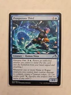 Prosperous Thief - Kamigawa: Neon Dynasty - LP - Uncommon - Creature - MTG - Image 1