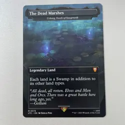 Magic the Gathering LoTR #375 The Dead Marshes Bordeless Mythic - Image 1