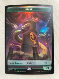 MTG Year of the Snake 2025 Xyris, the Writhing Storm+Snake Token NM EN FOIL APAC - Image 4