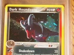 Pokemon 2004 Team Rocket Returns Dark Houndoom rare holo card, PSA 9 - Image 3