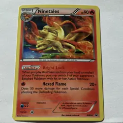 Pokemon Ninetales BW66 Holo Black & White Promo Stage 1 HP 90 Bright Look - Image 1