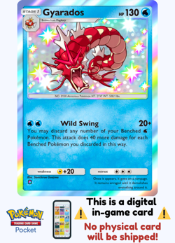 Pokemon TCG Pocket - Shiny Gyarados ⭐ English - Image 1