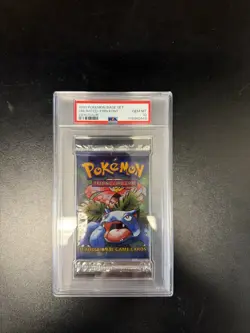 1999 Pokemon Base Set Booster Pack Venusaur Artwork Factory Sealed New PSA 10 - Image 1