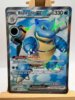 Pokemon TCG - S&V 151 - 184/165 Blastoise ex - Ultra Rare - NM/M - Image 1