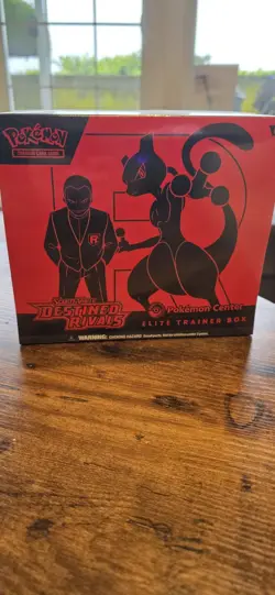 Pokemon TCG Destined Rivals Pokemon Center Elite Trainer Box ETB - Image 1