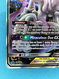 Pokemon TCG Mewtwo & Mew GX SM191 Promo - Image 4