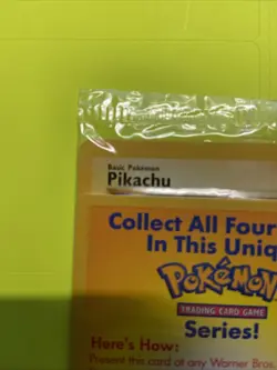 Pokemon The First Movie Pikachu Black Star Promo Sealed WOTC - Image 2