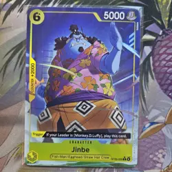 One Piece Jinbe ST29-005 Full Art Foil – Starter Deck 29 Egghead English NM - Image 1