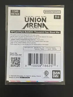Union Arena Action Point Bleach Ichigo Kurosaki Foil AP NYCC Promo - Image 2