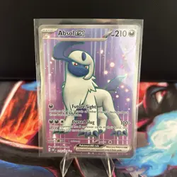 Pokemon Card Absol EX 214/197 Full Art Ultra Rare Obsidian Flames NM - Image 1