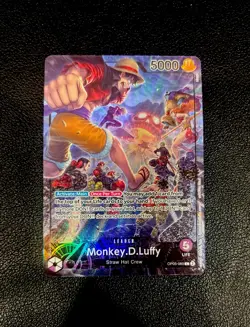 Monkey D Luffy PSA Magazine One Piece Promo Card OP05-060 English NM - Image 1