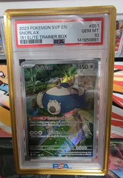 Snorlax 051 Sv: Scarlet & Violet Promo Cards Holo PSA 10 - Image 3