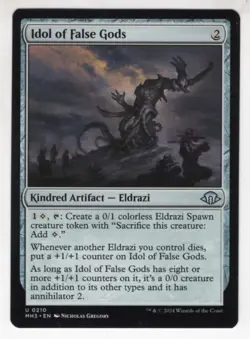 MTG Modern Horizons 3 Uncommon Card #210 Idol of False Gods - Image 1