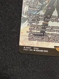 Blessing of the Oracle - Akroma's Will Showcase Final Fantasy NM MTG - Image 5