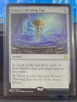 Sensei's Divining Top 232/249 (*RARE*) EMA • EN — MTG • Eternal Masters (*NP*) - Image 1