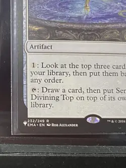 Sensei's Divining Top 232/249 (*RARE*) EMA • EN — MTG • Eternal Masters (*NP*) - Image 2