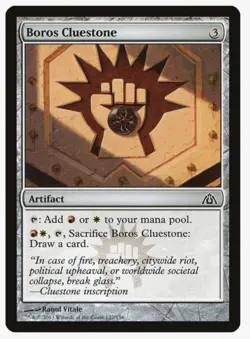 Boros Cluestone | MTG Dragon's Maze | EDH Mana Rock Ramp | LP - Image 1