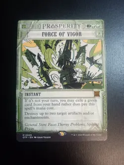 Force of Vigor Outlaws of Thunder Junction: Breaking News Mythic Mint - Image 1