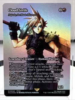 Foil Cloud Strife - Najeela, the Blade-Blossom MTGFinal Fantasy Through the Ages - Image 1