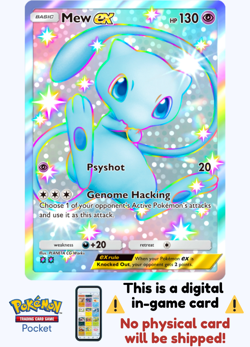 Pokemon TCG Pocket - Shiny Mew Ex⭐⭐ - English - Image 1