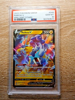 Raikou V #048 - 2022 - Brilliant Stars - PSA 10 - EN - Carte Pokemon - Image 1