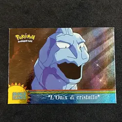 L' Onix Di Cristallo OR4 Holo Foil _ Pokemon Topps Series 2 _ Italiano Nearmint - Image 1