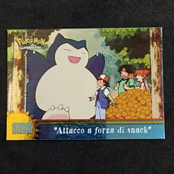 Attacco A Forza Di Snack OR11 Holo Foil Pokemon Topps Series 2 Italiano Nearmint - Image 1