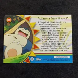 Attacco A Forza Di Snack OR11 Holo Foil Pokemon Topps Series 2 Italiano Nearmint - Image 4