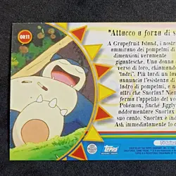 Attacco A Forza Di Snack OR11 Holo Foil Pokemon Topps Series 2 Italiano Nearmint - Image 5