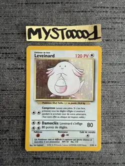 Carte Pokemon Leveinard 3/102 Holo Set De Base Wizards Francais OCCASION - Image 1