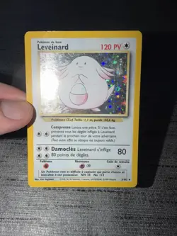Carte Pokemon Leveinard 3/102 Holo Set De Base Wizards Francais OCCASION - Image 3