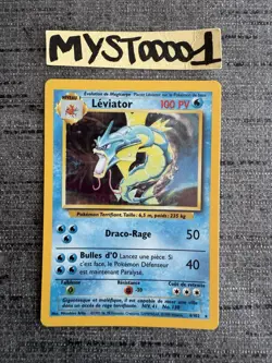 Carte Pokemon Leviator 6/102 Holo Set De Base Wizards Francais OCCASION - Image 1
