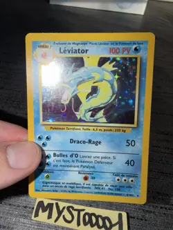 Carte Pokemon Leviator 6/102 Holo Set De Base Wizards Francais OCCASION - Image 3