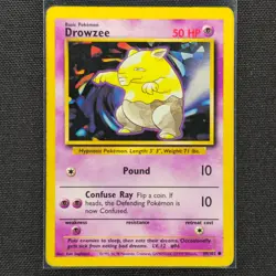 Drowzee - 49/102 - Common - Base Set - Pokemon Card - HP - Image 1