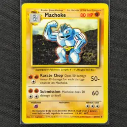 Machoke - 34/102 - Uncommon - Base Set - Pokemon Card - HP - Image 1