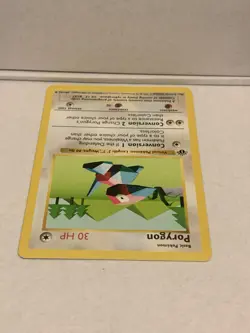 1st Edition Shadowless Porygon 39/102 Pokemon Card / Base set 1999 WOTC (2) - Image 3