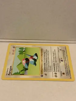 1st Edition Shadowless Porygon 39/102 Pokemon Card / Base set 1999 WOTC (2) - Image 5