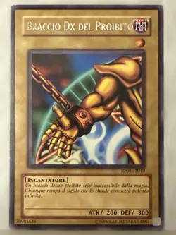 Right Arm of the Forbidden One Retro Pack 2020 Ed RP01-EN019 Rare Yu-Gi-Oh! Card - Image 1