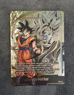 Goku Energy Marker Promo Prize Gold E01-01 Dragon Ball Fusion World Card English - Image 1