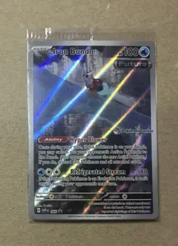 2023 Pokemon Pokemon Center Iron Bundle Black Star Promo Card 066 Sealed - Image 1
